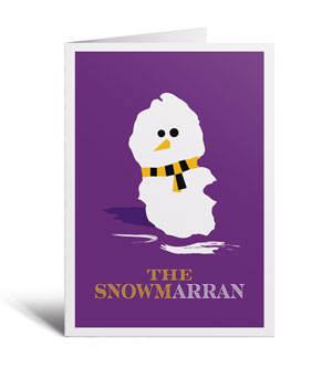 Snowmarran Christmas Card