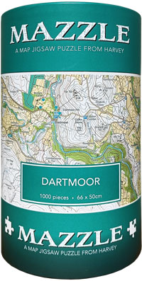 Map Jigsaw Puzzle Dartmoor