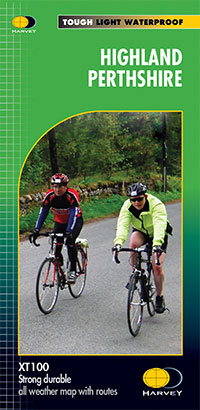 Highland Perthshire Cycling map