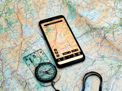 Map and compass, or phone? Integrating your devices