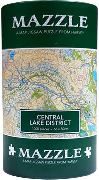 Map Jigsaw Puzzle Central Lake District
