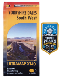 Yorkshire 3 Peaks Challenge Ultramap & Challenge Patch